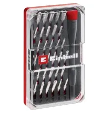 Набір біт Einhell 33шт,HEX, PH, RIBE, SL, Spline, Torx, 28мм, кейс (115010)