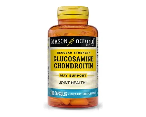 Витаминно-минеральный комплекс Mason Natural Глюкозамин и Хондроитин, Glucosamine Chondroitin Regular Str (MAV12481)
