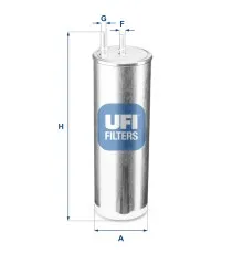 Фильтр топливный UFI 31.947.00