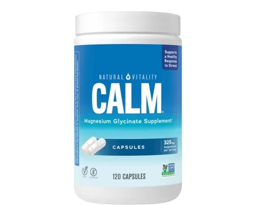 Мінерали Natural Vitality Гліцинат Магнію, 325 мг, CALM, Magnesium Glycinate, 120 капсул (PTG-04399)