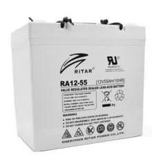Батарея к ИБП Ritar AGM RA12-55, 12V-55Ah (RA12-55)