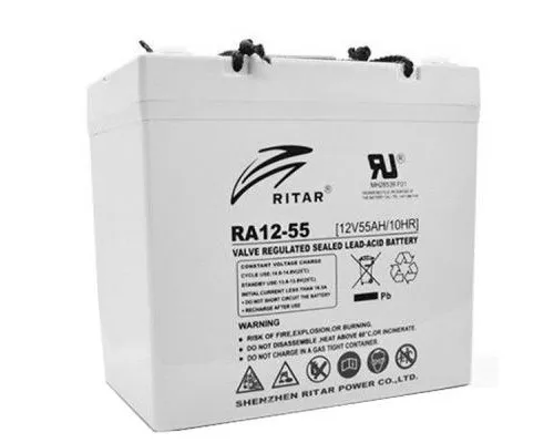 Батарея до ДБЖ Ritar AGM RA12-55, 12V-55Ah (RA12-55)
