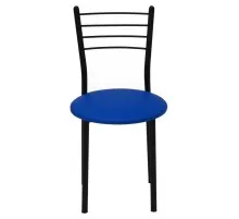 Кухонний стілець Примтекс плюс 1022 black S-5132 Синий (1022 black S-5132)