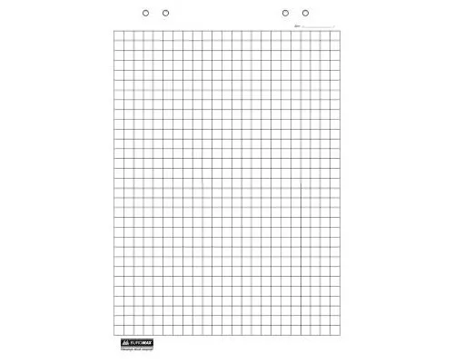 Папір для фліпчарта Buromax 64х90, 20 sheets., square (BM.2297)