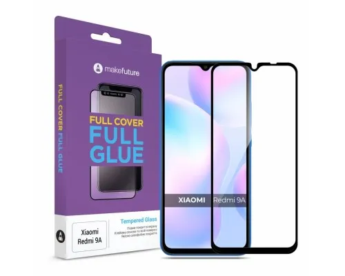 Скло захисне MakeFuture Xiaomi Redmi 9A Full Cover Full Glue (MGF-XR9A)