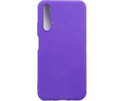 Чохол до мобільного телефона Dengos Carbon Huawei Nova 5T, violet (DG-TPU-CRBN-30) (DG-TPU-CRBN-30)