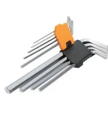 Набір інструментів Tolsen шестигранних закруглених ключів 9 шт 1.5-10 мм (20053)