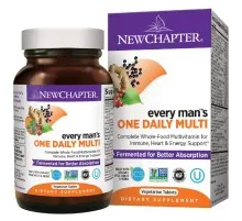 Мультивітамін New Chapter Щоденні Мультівітаміни для Чоловіків, Every Man, 48 Таблет (NCR-00327)
