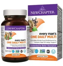 Мультивітамін New Chapter Щоденні Мультівітаміни для Чоловіків, Every Man, 48 Таблет (NCR-00327)