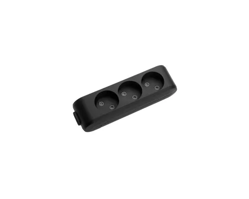 Колодка для подовжувача Panasonic X-tendia 3 гнізда black (WLTB02302BL-UA)