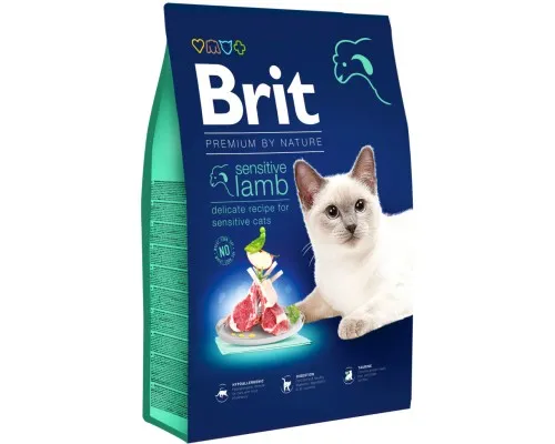 Сухий корм для кішок Brit Premium by Nature Cat Sensitive 8 кг (8595602553266)