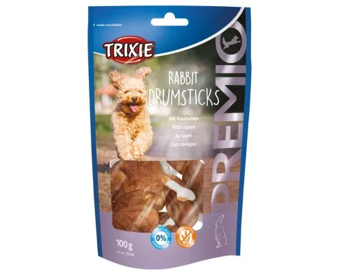 Лакомство для собак Trixie PREMIO Rabbit Drumsticks 100 г (4011905315461)