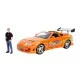 Машина Jada металлическая Форсаж Toyota Supra (1995) + фигурка Брайана 1:24 (253205001)