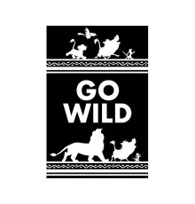 Стикер-наклейка ABYstyle Постер Disney "Lion King Go Wild" (Король лев) 91.5x61 см (ABYDCO565)