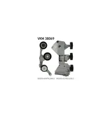 Ролик натягувача ременя SKF VKM 38069