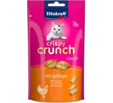 Ласощі для котів Vitakraft Crispy Crunch подушечки м'ясо птахів 60 г (4008239288141)