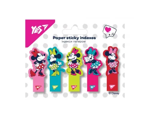 Стікер-закладка Yes Minnie Mouse 50x15мм, 5x20 шт (170312)