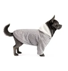 Толстовка для животных Pet Fashion DELICATE S (серая) (4823082429837)