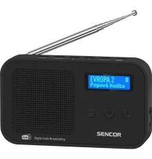 Портативный радиоприемник Sencor SRD 7200 Black (35056378)