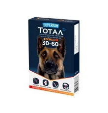 Таблетки для тварин SUPERIUM Тотал тотального спектру дії для собак 30-60 кг (4823089348773)