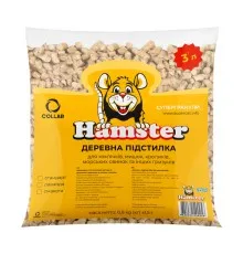 Наполнитель для туалета Super Cat Hamster Древесный впитывающий с запахом лаванды 800 г (5055)