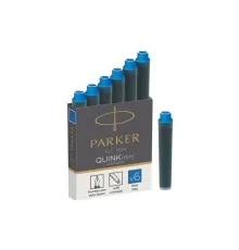 Чернила для перьевых ручек Parker Картриджи Quink Mini /6шт синий (11 510BLU)
