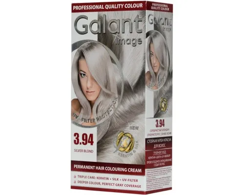 Фарба для волосся Galant Image 3.94 - Сріблястий блондин (3800049200921)