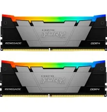 Модуль памяти для компьютера DDR4 16GB (2x8GB) 3600 MHz Fury Renegade RGB Kingston Fury (ex.HyperX) (KF436C16RB2AK2/16)