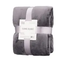 Плед Ardesto Flannel 100% полиэстер, темно-серый 200х220 см (ART0213SB)