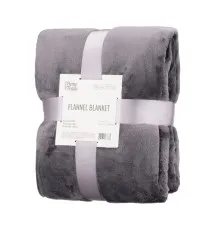 Плед Ardesto Flannel 100% полиэстер, темно-серый 200х220 см (ART0213SB)