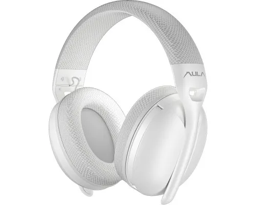 Наушники Aula S6 - 3 in 1 Wired/2.4G Wireless/Bluetooth White (6948391235561)