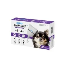 Краплі для тварин SUPERIUM Панацея Протипаразитарні для собак 1-4 кг (9141)