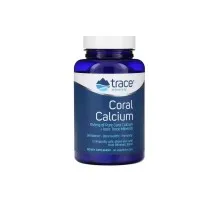 Минералы Trace Minerals Коралловый кальций и культовые микроэлементы, Coral Calcium (TMR-00050)