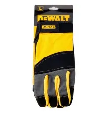 Защитные перчатки DeWALT разм. L/9, с накладками на ладони и пальцах (DPG215L)