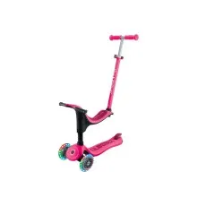 Самокат Globber Go Up Sporty Led пурпурно-розовый (452-610-4)