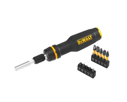 Викрутка DeWALT FULL FIT Telescoping, зі змінними бітами, 10 біт (DWHT68001-0)