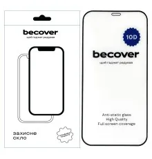 Стекло защитное BeCover Apple iPhone 12 10D Black (711324)