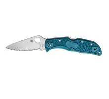 Ніж Spyderco Endela K390 Serrated Blue (C243FSK390)
