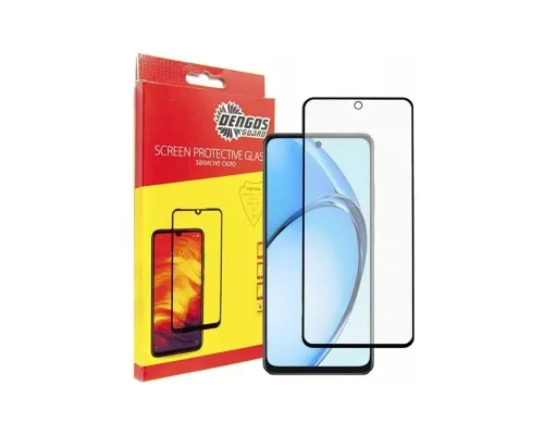 Скло захисне Dengos Full Glue OPPO A60 (black) (TGFG-364)