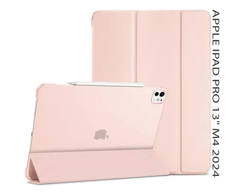 Чехол для планшета BeCover Tri Fold Hard Apple iPad Pro 13" M4 2024 Pink (711732)