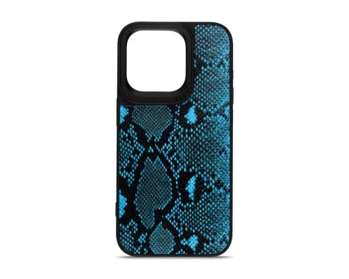 Чохол до мобільного телефона Harder Genuine Snake Apple iPhone 14 Pro Dark Blue (ARM76787)