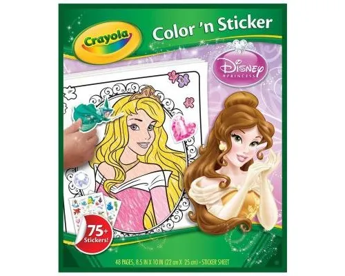 Набор для творчества Crayola с наклейками Принцессы (04-0202)
