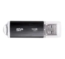 USB флеш накопитель Silicon Power 16GB Blaze B02 Black USB 3.0 (SP016GBUF3B02V1K)
