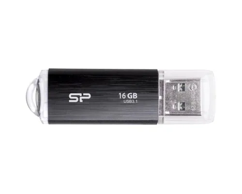 USB флеш накопичувач Silicon Power 16GB Blaze B02 Black USB 3.0 (SP016GBUF3B02V1K)