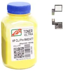 Тонер HP CLJ Pro M452/477 100г Yellow +chip AHK (1505173)