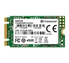 Накопичувач SSD M.2 2242 480GB Transcend (TS480GMTS420S)
