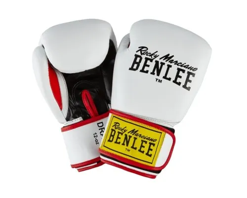 Боксерские перчатки Benlee Draco 10oz White/Black/Red (199116 (wht/blk/red) 10oz)