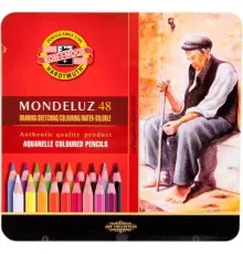 Олівці кольорові Koh-i-Noor Mondeluz акварельні 48 кольорів (372604)