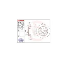 Гальмівний диск Brembo 08.9913.11