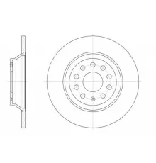 Гальмівний диск REMSA 61587.00